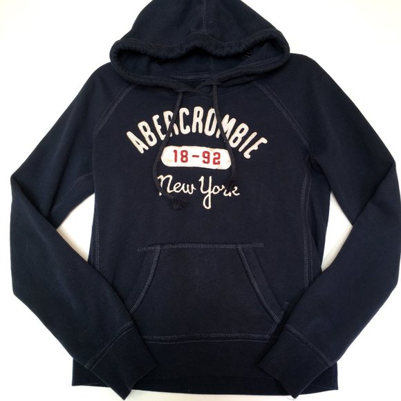 Abercrombie & Fitch Tops - *3/$45* Abercrombie Navy Blue Hoodie